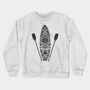 Paddle with surfboard Crewneck Sweatshirt